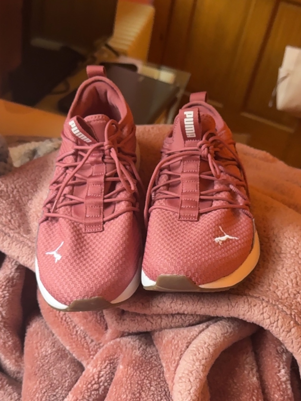 Puma Women's Rose Pink Athletic Sneakers